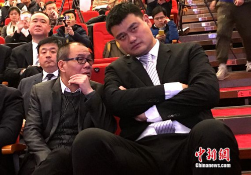 CBA俱樂部投票選出上海東方俱樂部投資人姚明擔任CBA公司副董事長。<a target='_blank' _fcksavedurl='http://www.chinanews.com/' ></table>中新網</a>記者王牧青攝